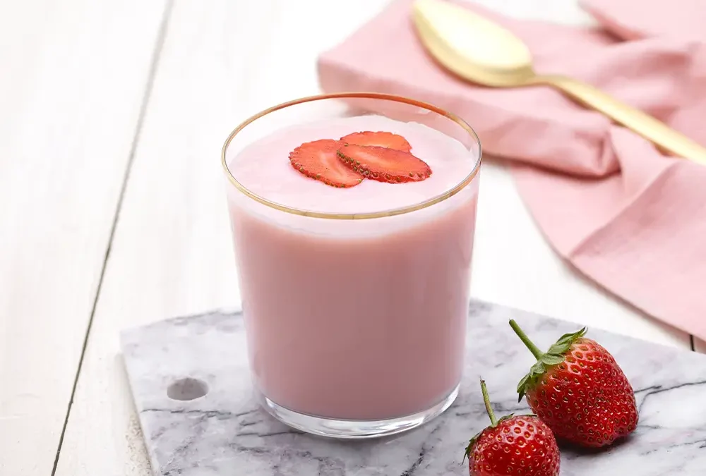 Çilekli Puding