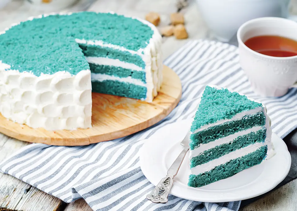 Velvet Cake Turquoise