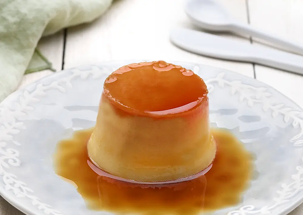 Cream Caramel with Caramel Sauce